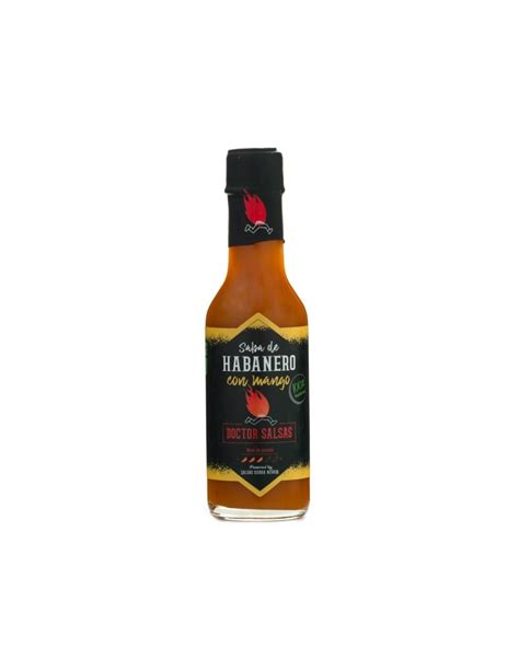 Habanero Mango Hot Sauce Ml By Doctor Salsas Medium Heat