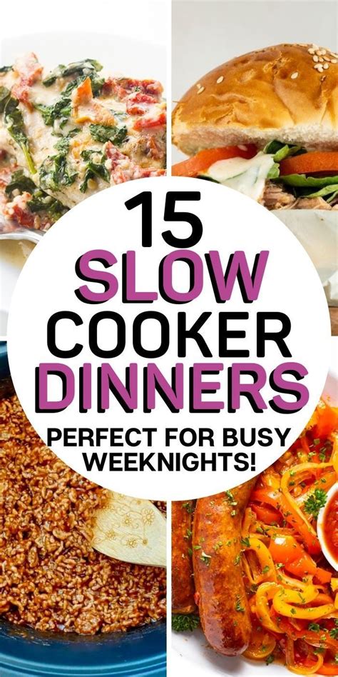 Slow Cooker Dinner Recipes For Busy Days Slow Cooker Dinner