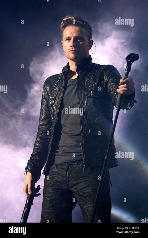 Nicky Byrne Of Westlife Performing During Capital Fms Jingle Bell Ball