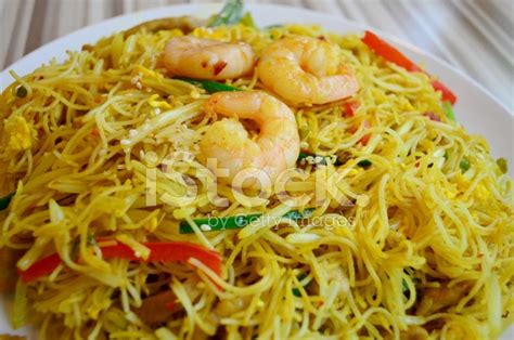 Singapore Style Fried Vermicelli Stock Photo Royalty Free Freeimages