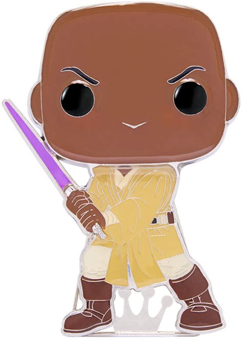 Mace Windu Pop Enamel Pin At Mighty Ape Nz