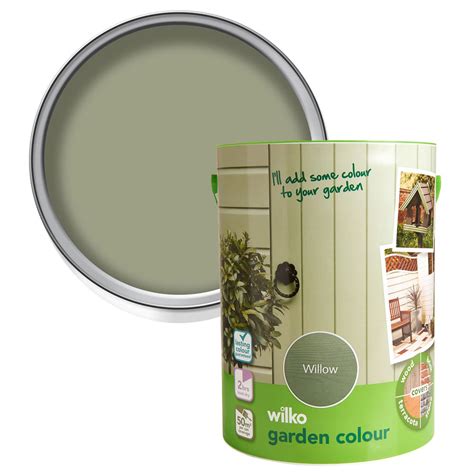 Wilko Garden Colour Willow Wood Paint 5l Wilko