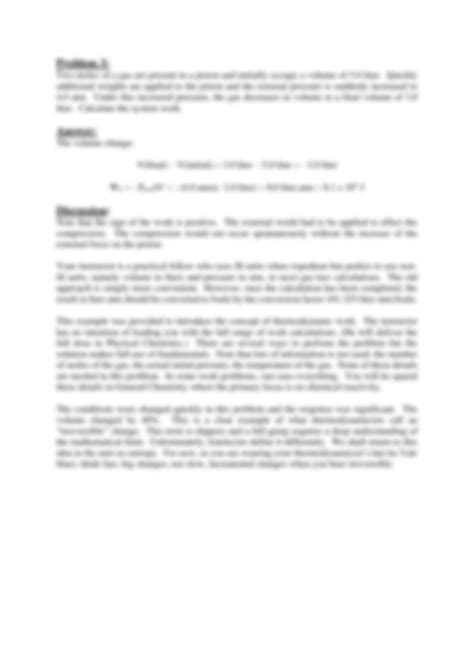 Thermodynamics Problems And Answers 3
