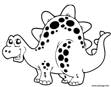 Coloriage Dinosaure Jecolorie