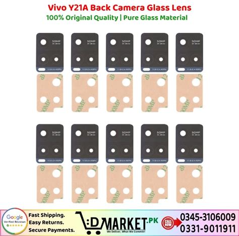 Vivo Y21A Back Camera Glass Lens Price In Pakistan | Top-Notch!