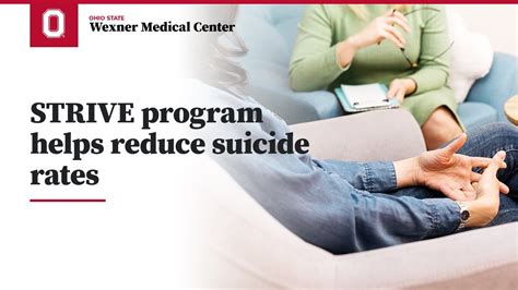 STRIVE Program Helps Reduce Suicide Rates Ohio State Medical Center