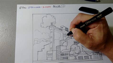 Atividade Sobre Linhas Desenho Elevador Lacerda 6 ANO YouTube