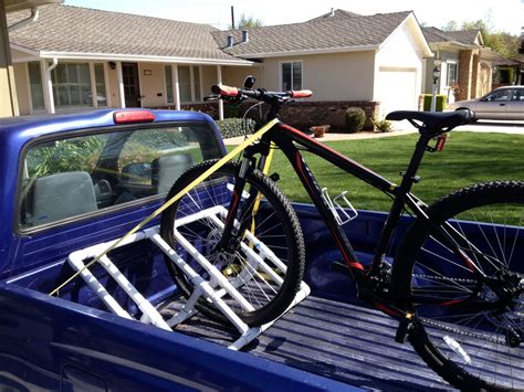 pickup truck bed bike rack rack thule pace system edwards truck sport