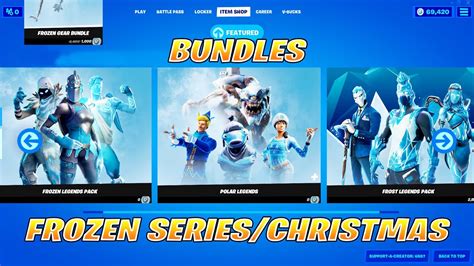 All Frozen Series Christmas Bundles In Fortnite Item Shop Preview