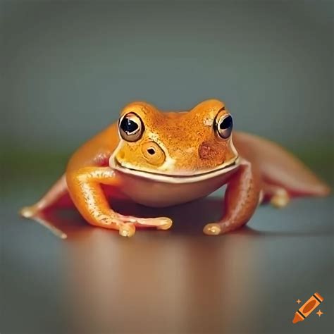 Vibrant Orange Frog In A Swamp On Craiyon