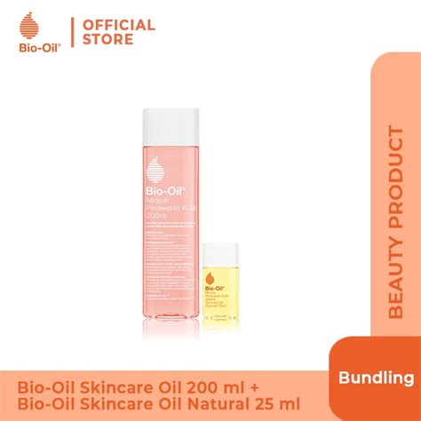 Bio Oil 200ml Bio Oil Skincare Oil Natural 25ml Lazada Indonesia