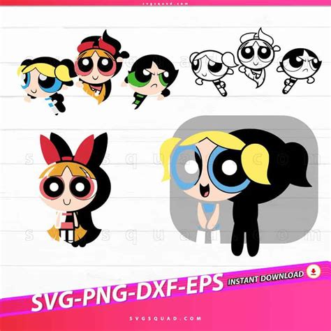 Powerpuff Girls Svg Bundle Logo Svg Superhero Girl Svg Ca Inspire | The ...