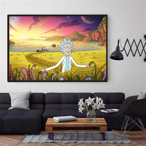 Quadro Decorativo X Rick And Morty