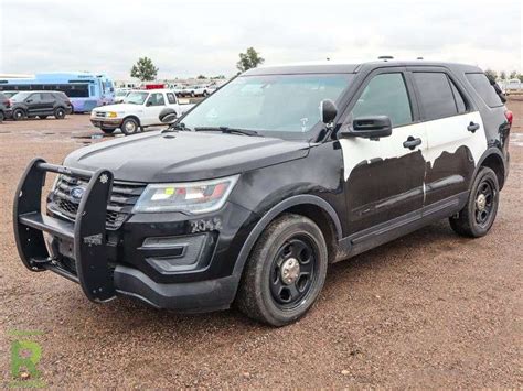 2016 Ford Explorer Awd Police Interceptor Suv Roller Auctions