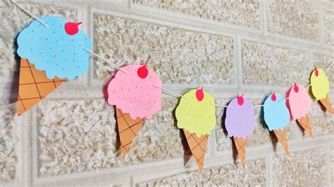 Ice Cream Theme Party Ice Cream Party Banner Party Decoration Ideas