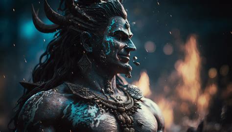 Shiva The Lord Of Destruction And Renewal Majestic Portrait Of The