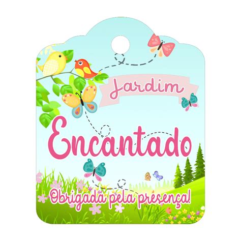 Tags De Agradecimento Para Lembrancinhas Jardim Encantando