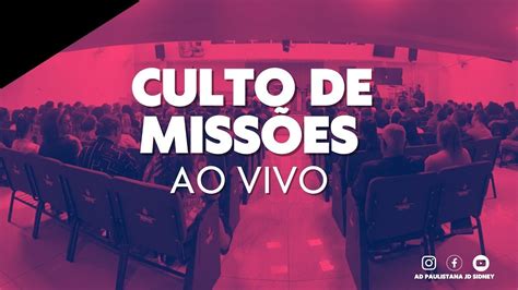 Culto Ao Vivo Culto De Miss Es Youtube