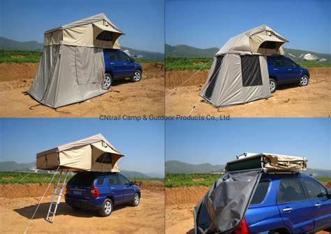 2 3 Person Off Road Outdoor Camping Canvas Roof Top Tent China Roof