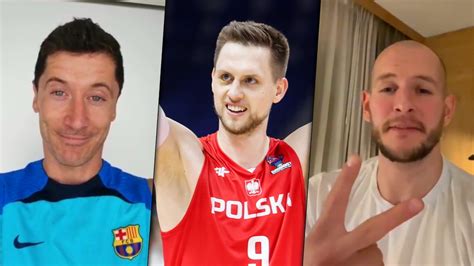 EuroBasket Robert Lewandowski i Bartosz Kurek wspierają polskich