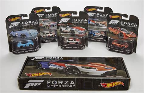 Premium Forza Series 12 Piece Set Hot Wheels Motorsport 2017 Box Edition Real Riders 7 Car X