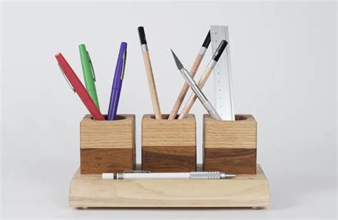 Handmade Reclaimed Stationary Desk Organizer Etsy Desk Organization