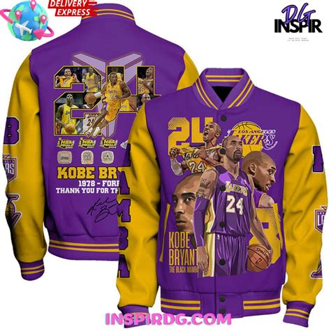 Nba Kobe Bryant Los Angeles Lakers Basketball Varsity Jacket Inspirdg