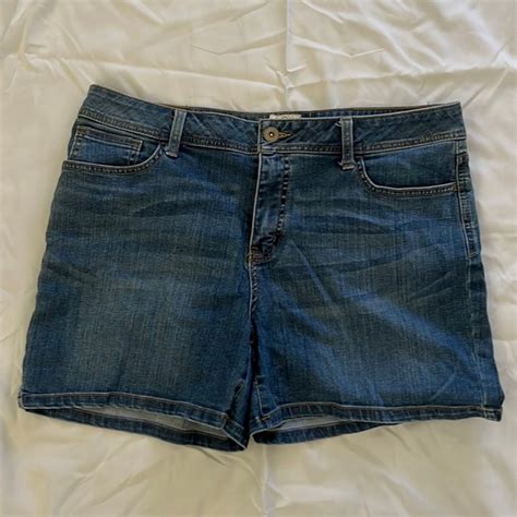 St John S Bay Shorts St Johns Bay Denim Shorts 4 Inseam Poshmark