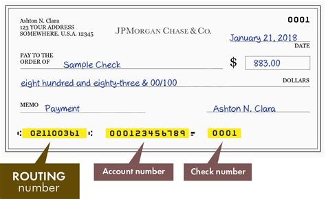 021100361 Routing Number Of Jpmorgan Chase In Tampa