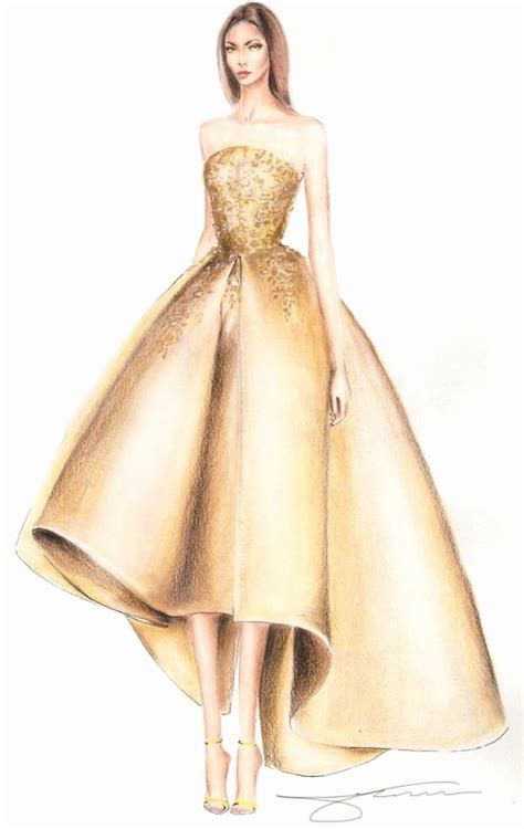 Dresses Fashion Designer Drawing Sketch - The vintage fashion drawing ...