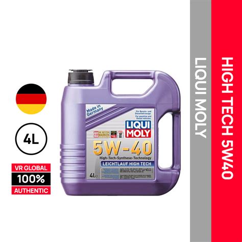 Liqui Moly Leichtlauf High Tech W Car Engine Oil Germany L