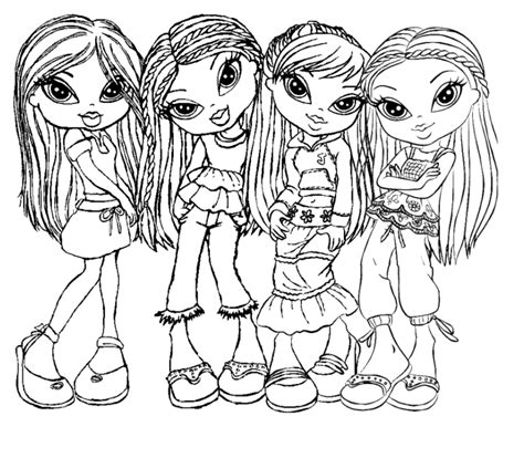 Dibujos De Las Bratz Para Colorear Y Pintar Chiquipedia Images