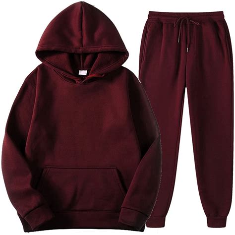 Men's And Women's Casual Sweatsuit Set Long Sleeve Hoodie and Pants