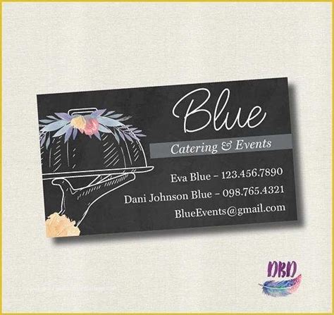 Catering Business Cards Templates Free Of 22 Catering Business Card ...