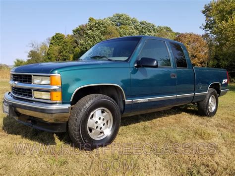 1995 Chevy K1500 4x4 Extended Cab Fully Loaded Silverado Green 95 4x4 Z71