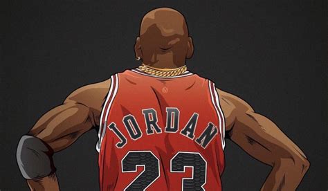 Michael Jordan Six Rings X Two Chains Illustration Hooped Up