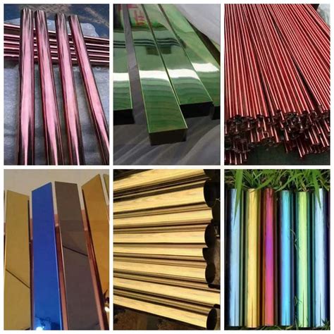 Color Stainless Steel Pipe Quanshuo Metal Materials