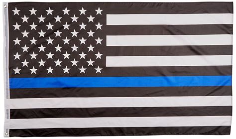 3' x 5' Thin Blue Line American Flag - Police Lives Matter - Law ...