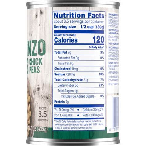 Kroger Garbanzo Beans Chick Peas 15 5 Oz Kroger