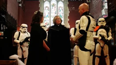 Star Wars Themed Church Wedding For Pontypridd Superfans Gtfm