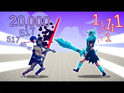 SWORD Vs SWORD TOURNAMENT With Damage Indicator TABS Totally