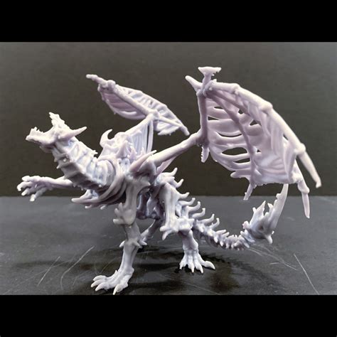 3D Printable Skeletal Dragon Pose 3 By Mini Monster Mayhem