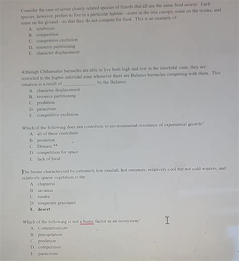 Solved Consider the case of seven closely related species of | Chegg.com 