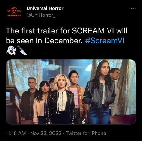 Scream 6 Photo + Trailer Update : r/Scream