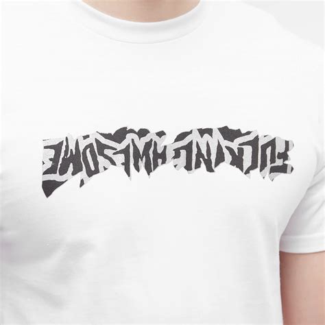 Fucking Awesome Cut Out Logo T Shirt White End Kr