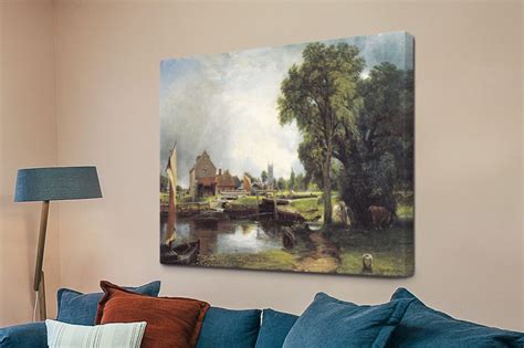 Constable Dedham Lock Mill Art On Canvas Canvas Prints AU