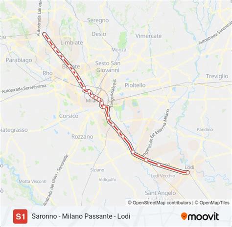 Linea S Orari Fermate E Mappe Saronno Aggiornato