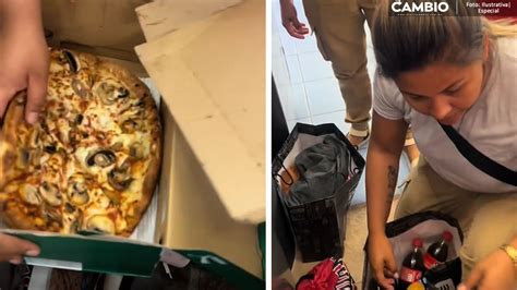 As Se Les Dice Ma Nacos Familia Se Vuelve Viral Por Meter Pizza Al