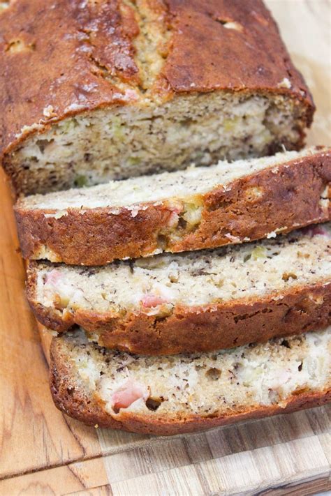 Rhubarb Banana Bread