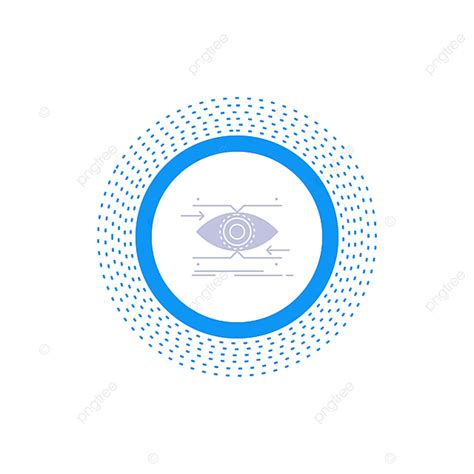 Attention Eye Focus Looking Vision Glyph Icon Vector Isolat Eye Icons